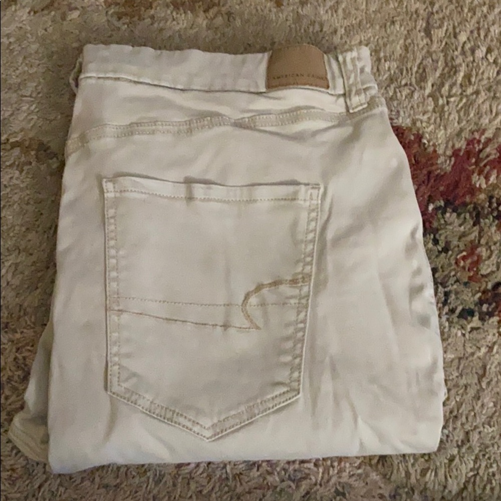 High rise kaki jeggings